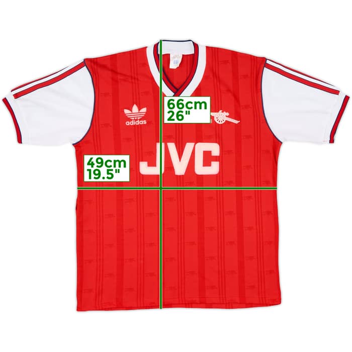 1986-88 Arsenal Home Shirt - 8/10 - (L)