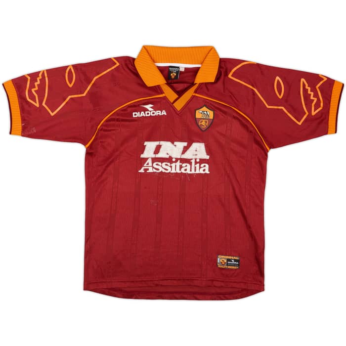 1999-00 Roma Home Shirt - 5/10 - (L)