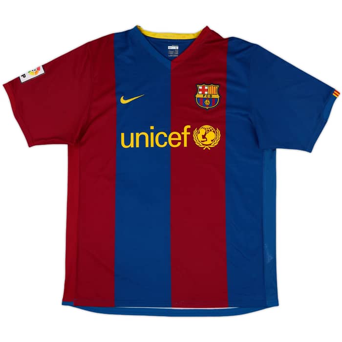 2006-07 Barcelona Home Shirt Ronaldinho #10 - 8/10 - (L)
