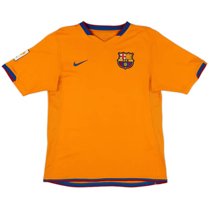 2006-08 Barcelona Away Shirt Ronaldinho #10 - 6/10 - (S)