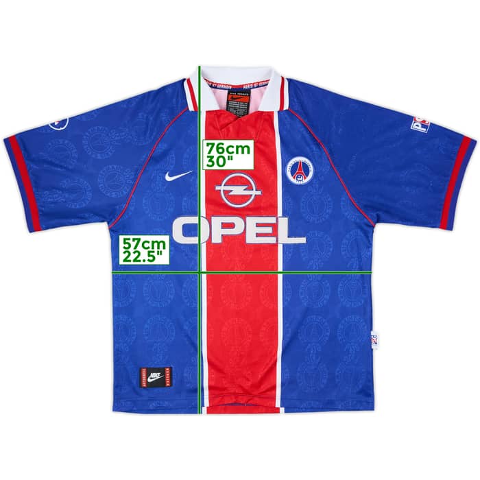 1996-97 Paris Saint-Germain Home Shirt - 8/10 - (L)