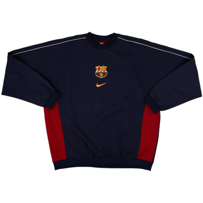 1999-00 Barcelona Nike Sweat Top - 8/10 - (XL)