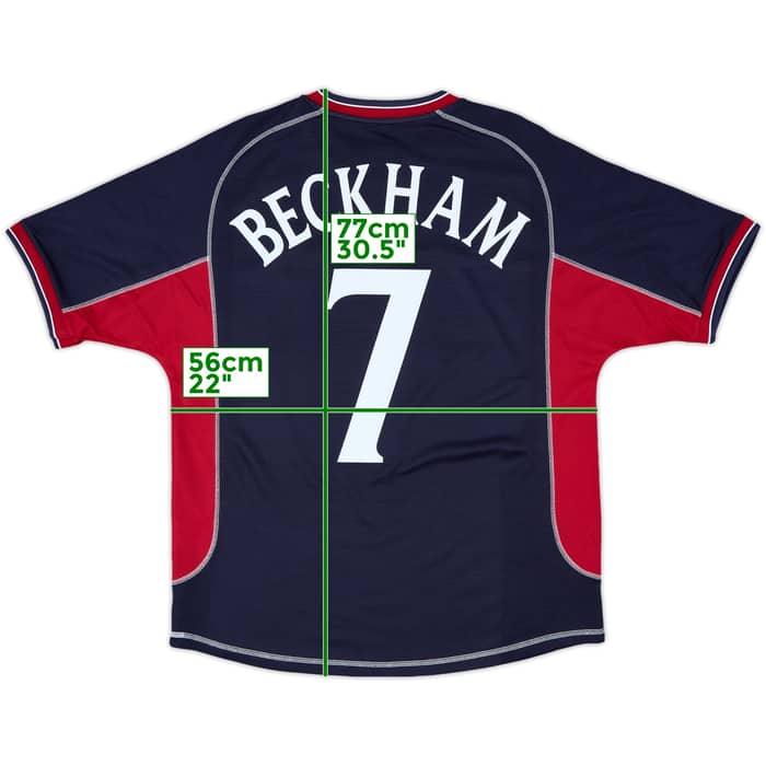 2000-01 Manchester United Third Shirt Beckham #7 - 10/10 - (L)