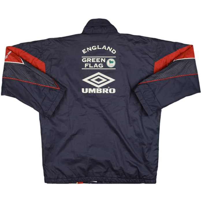 1998-99 England Umbro Hooded Rain Jacket - 7/10 - (S)