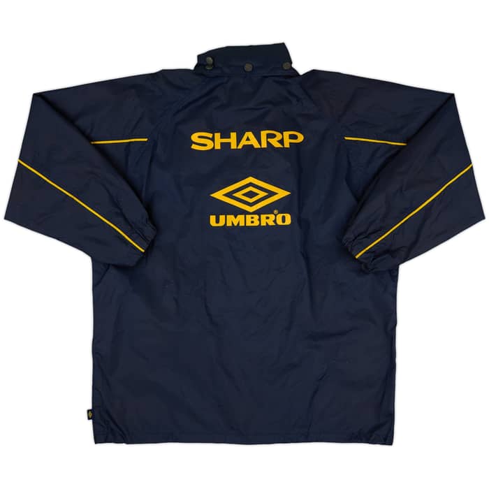 1996-98 Manchester United Umbro Hooded Rain Jacket - 9/10 - (M)
