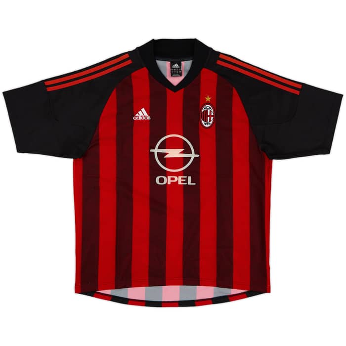 2002-03 AC Milan Home Shirt Shevchenko #7 - 8/10 - (L)