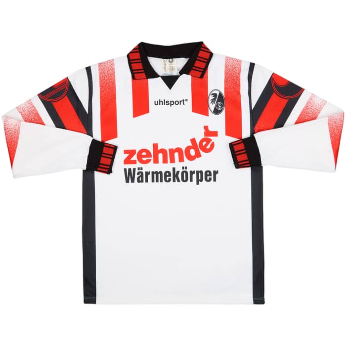 1995-96 Freiburg Away L/S Shirt - 8/10 - (L)