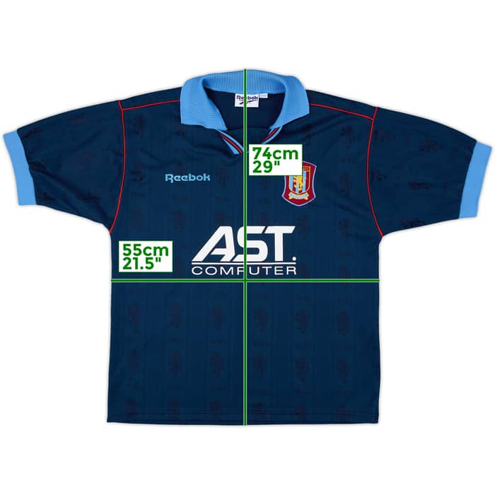 1995-97 Aston Villa Away Shirt - 9/10 - (M)