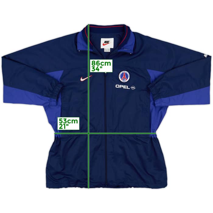 1998-99 Paris Saint-Germain Nike Rain Jacket - 8/10 - (L)
