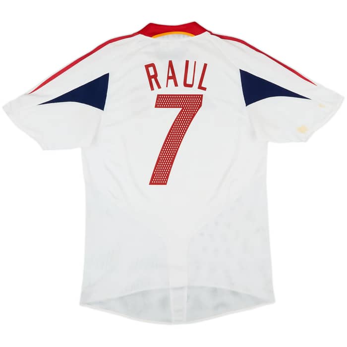 2004-06 Spain Away Shirt Raul #7 - 6/10 - (M)