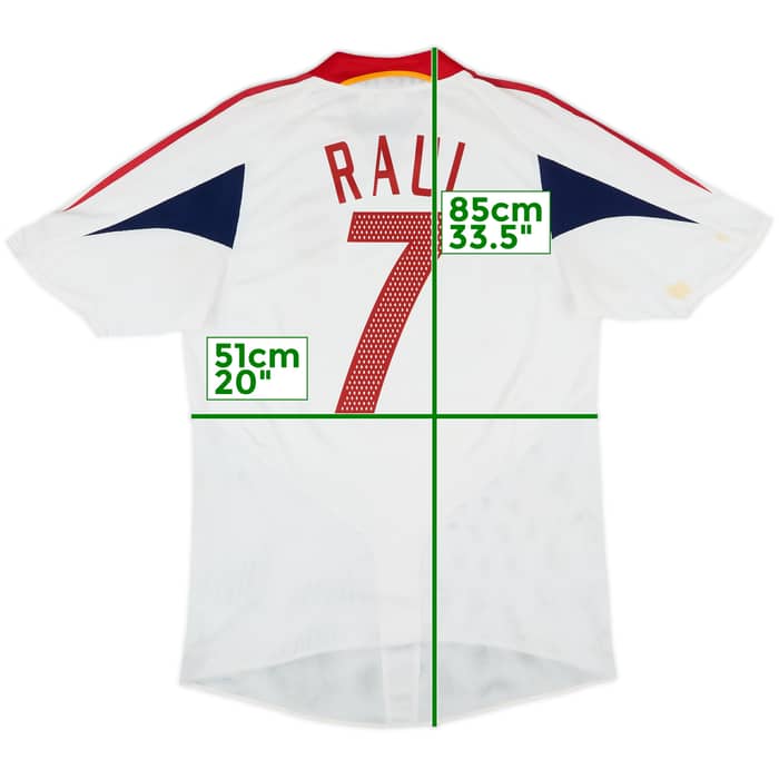 2004-06 Spain Away Shirt Raul #7 - 6/10 - (M)