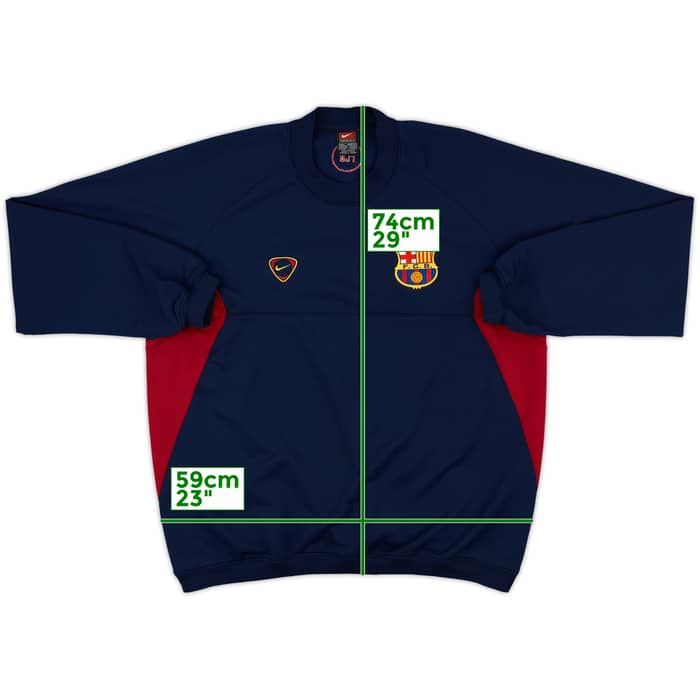 2000-01 Barcelona Nike Sweat Top - 10/10 - (L)