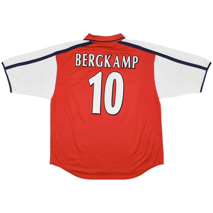 2000-02 Arsenal Home Shirt Bergkamp #10 - 8/10 - (XXL)