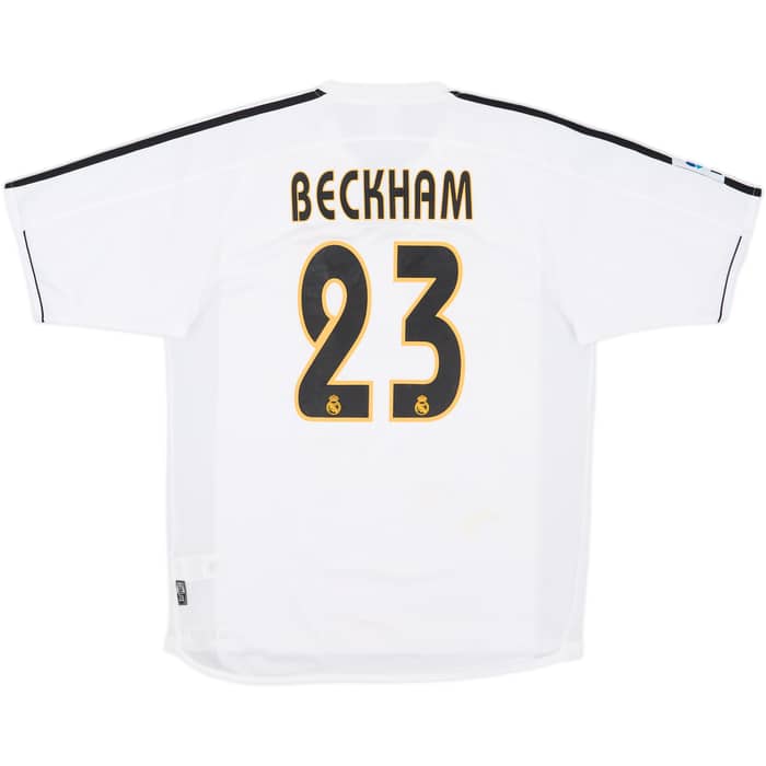 2003-04 Real Madrid Home Shirt Beckham #23 - 6/10 - (M)