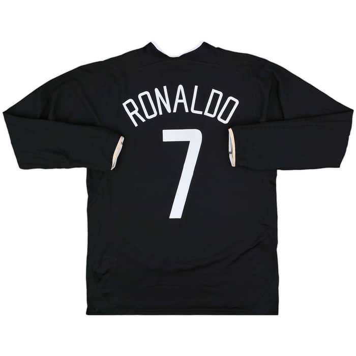 2003-05 Manchester United Away L/S Shirt Ronaldo #7 - 8/10 - (M)