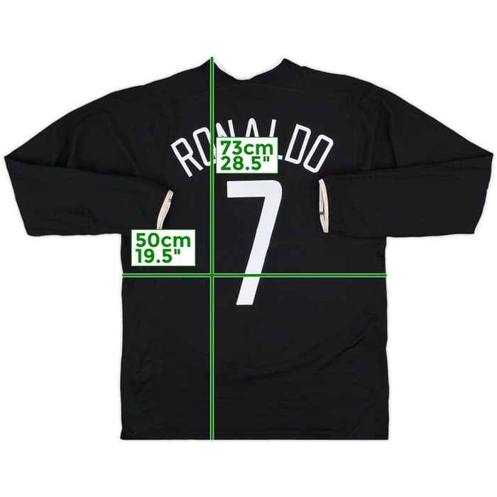 2003-05 Manchester United Away L/S Shirt Ronaldo #7 - 8/10 - (M)