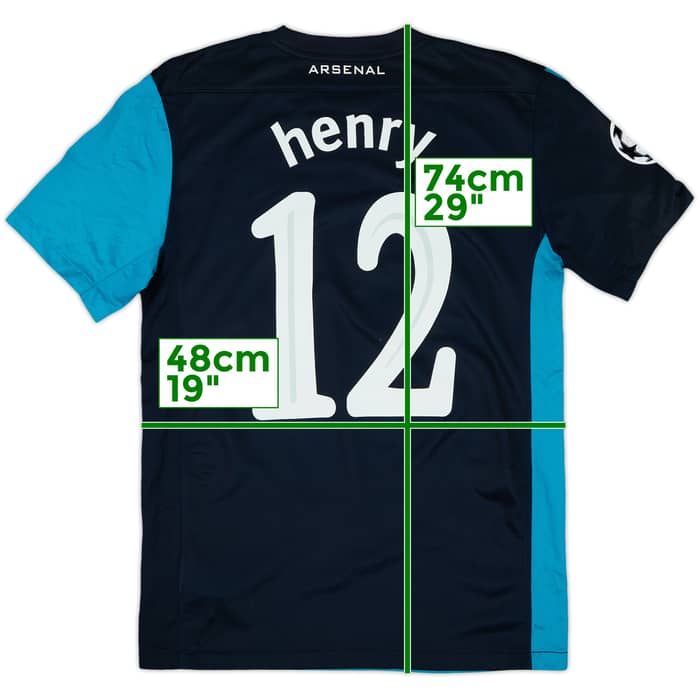 2011-12 Arsenal Away Shirt Henry #12 - 7/10 - (S)