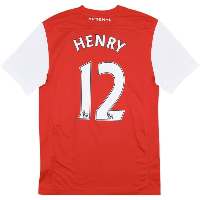 2011-12 Arsenal Home Shirt Henry #12 - 9/10 - (S)