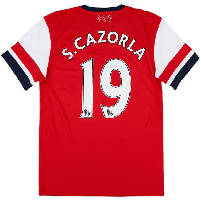 2012-14 Arsenal Home Shirt S.Cazorla #19 - 10/10 - (S)