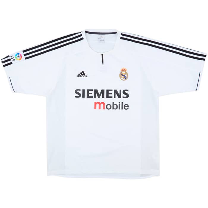 2003-04 Real Madrid Home Shirt Beckham #23 - 8/10 - (XL)