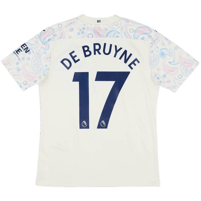 2020-21 Manchester City Third Shirt De Bruyne #17 - 8/10 - (S)