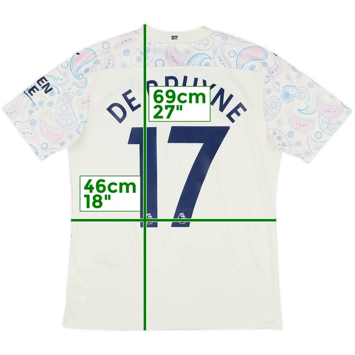 2020-21 Manchester City Third Shirt De Bruyne #17 - 8/10 - (S)