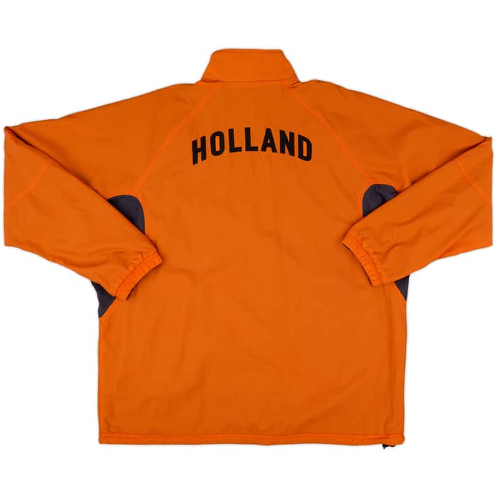 2000-01 Netherlands Nike Reversible 1/4 Zip Track Jacket - 10/10 - (L)