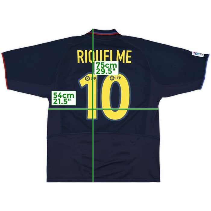 2002-03 Barcelona Away Shirt Riquelme #10 - 6/10 - (L)