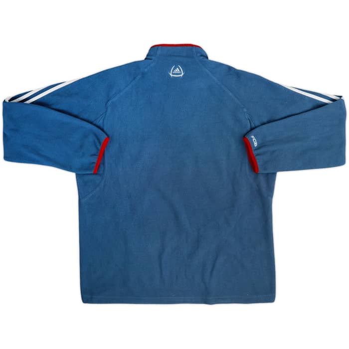 2005-06 Bayern Munich adidas 1/4 Zip Fleece Top - 8/10 - (L/XL)