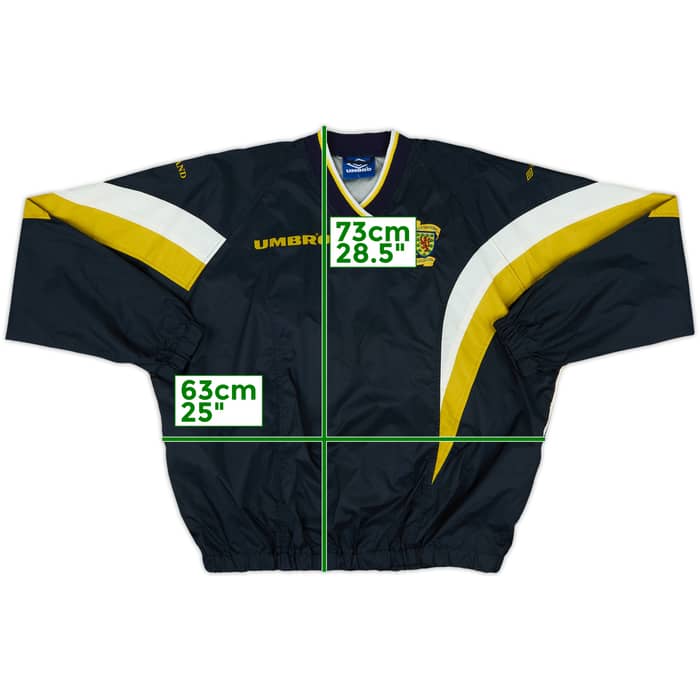 1996-98 Scotland Umbro Drill Top - 8/10 - (L)