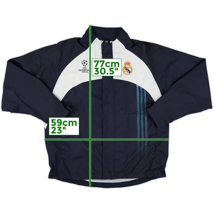 2003-04 Real Madrid adidas Champions League Track Jacket - 8/10 - (S)