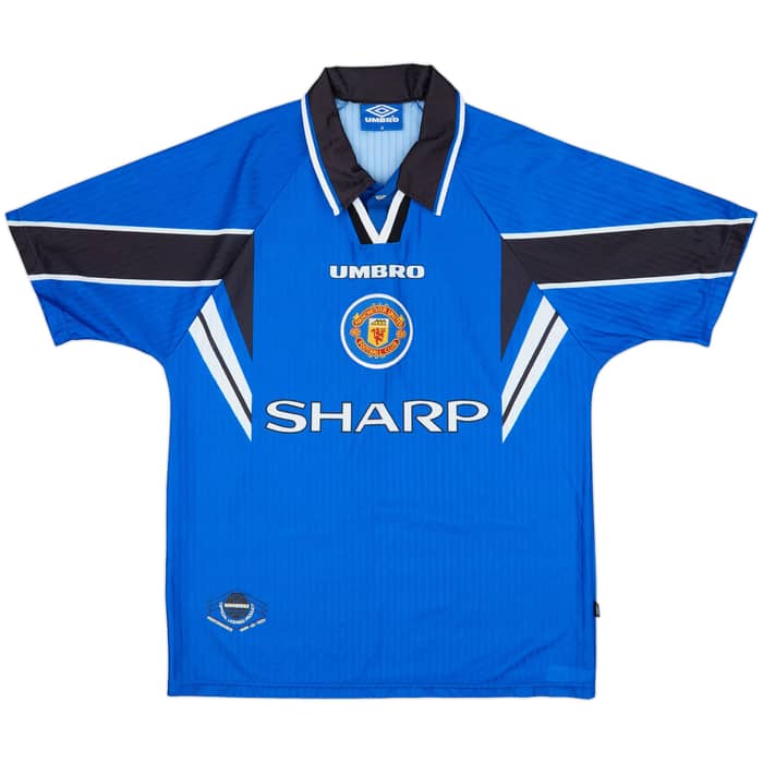 1996-98 Manchester United Third Shirt Cantona #7 - 9/10 - (M)