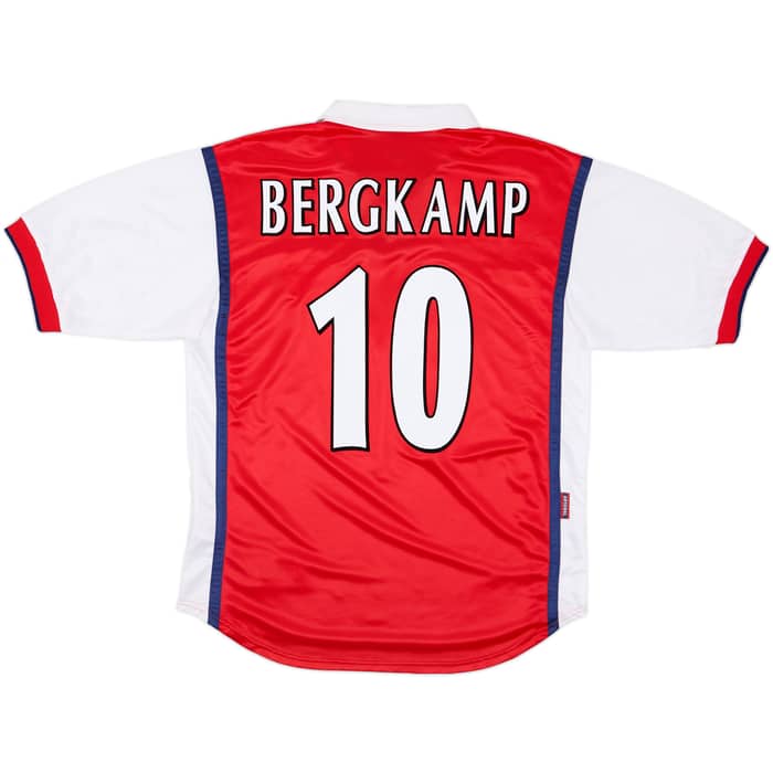 1998-99 Arsenal Home Shirt Bergkamp #10 - 8/10 - (M)