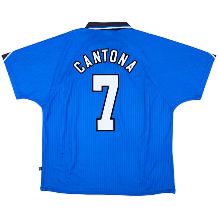1996-98 Manchester United Third Shirt Cantona #7 - 8/10 - (XXL)