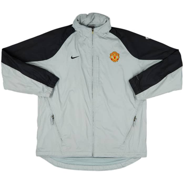 2003-04 Manchester United Nike Hooded Rain Jacket - 7/10 - (XL)