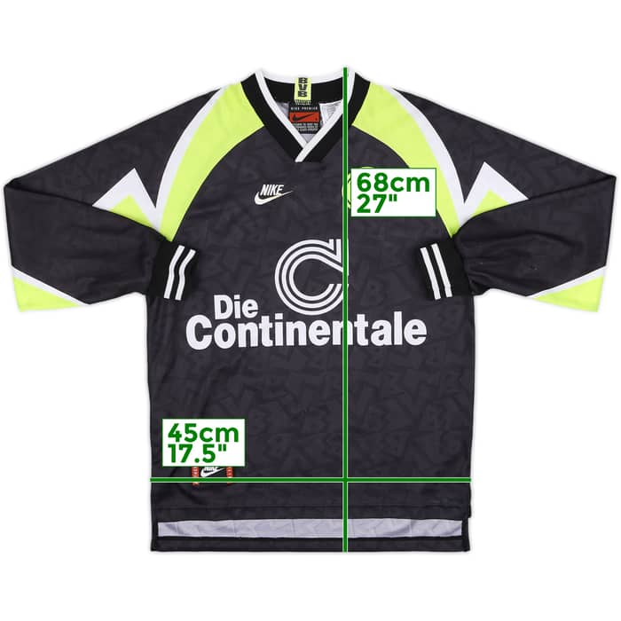 1995-96 Borussia Dortmund Deutscher Meister Away L/S Shirt - 8/10 - (S)