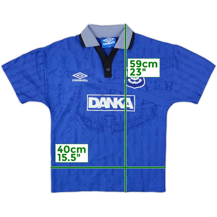 1995-97 Everton Home Shirt - 5/10 - (L.Boys)