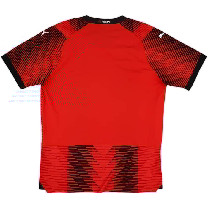 2023-24 AC Milan Authentic Home Shirt - 10/10 - (M)