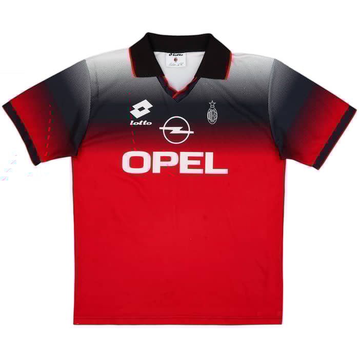 1996-97 AC Milan Lotto Training Shirt - 8/10 - (L)