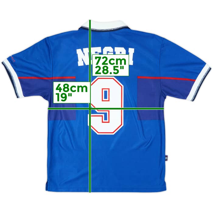 1997-99 Rangers Home Shirt Negri #9 - 9/10 - (S)
