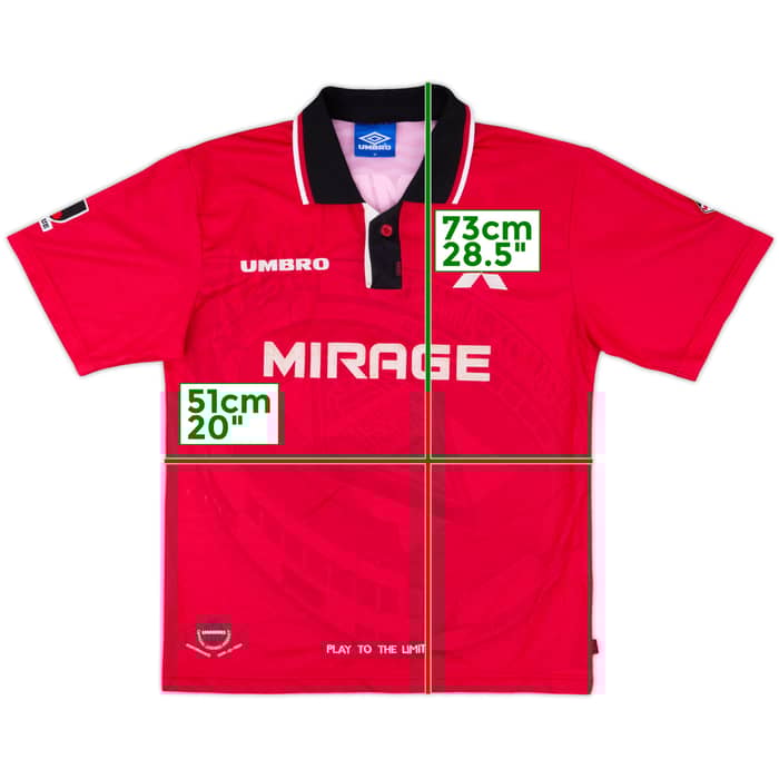 1997 Urawa Red Diamonds Home Shirt - 7/10 - (M)