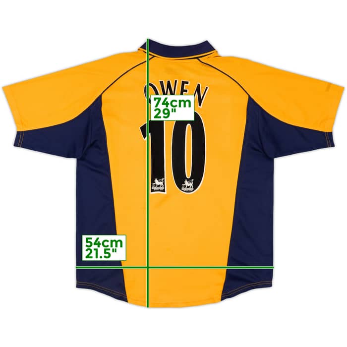 2000-02 Liverpool Away Shirt Owen #10 - 5/10 - (L)