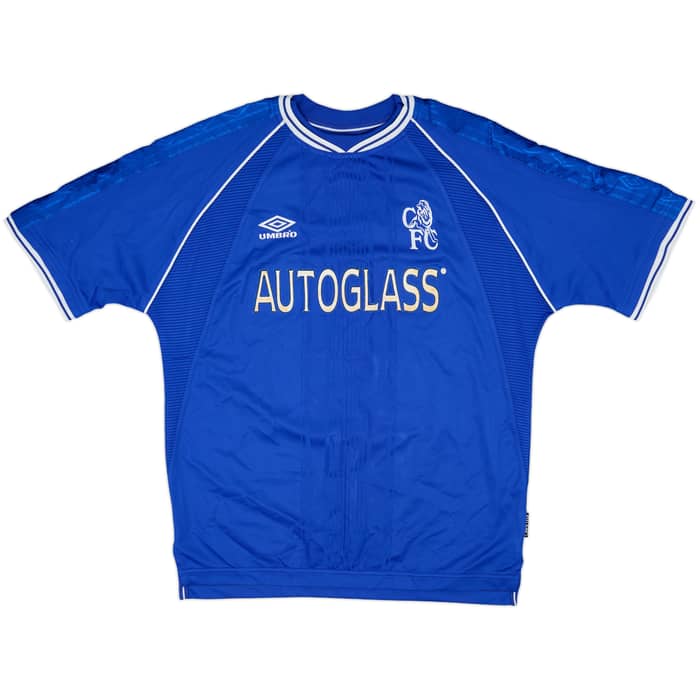 1999-01 Chelsea Home Shirt Zola #25 - 6/10 - (L)