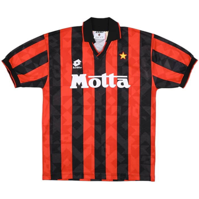 1995-96 AC Milan Home Shirt - 8/10 - (L)