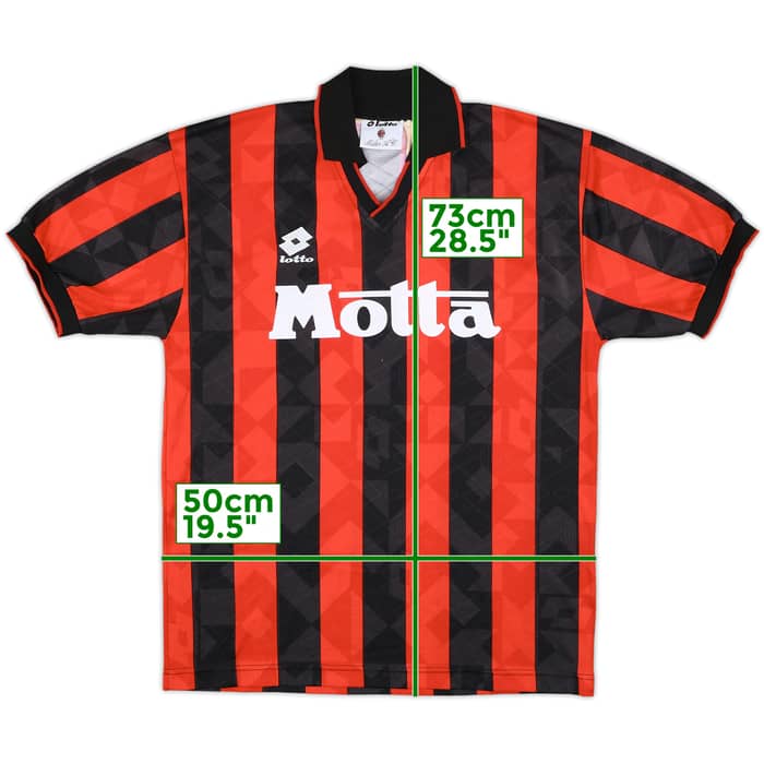 1995-96 AC Milan Home Shirt - 8/10 - (L)