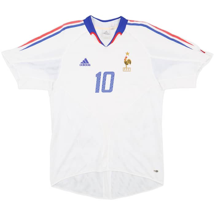 2004-06 France Away Shirt Zidane #10 - 8/10 - (L)