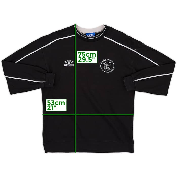 1997-98 Ajax Umbro Sweat Top - 8/10 - (M)