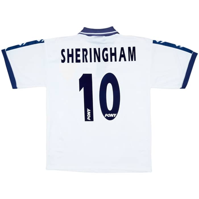 1995-97 Tottenham Home Shirt Sheringham #10 - 9/10 - (M)