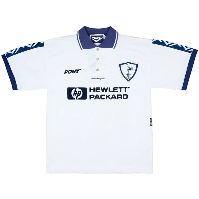 1995-97 Tottenham Home Shirt Sheringham #10 - 9/10 - (M)