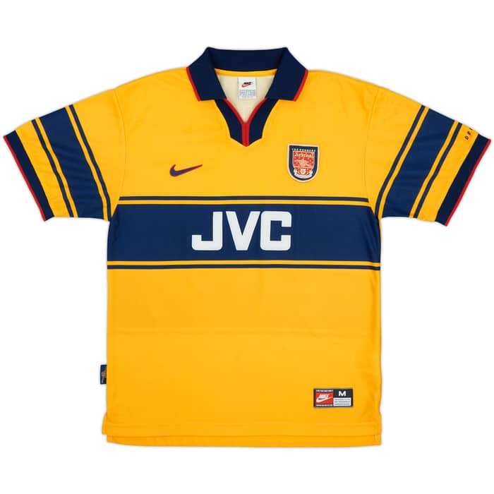1997-99 Arsenal Away Shirt Bergkamp #10 - 9/10 - (M)